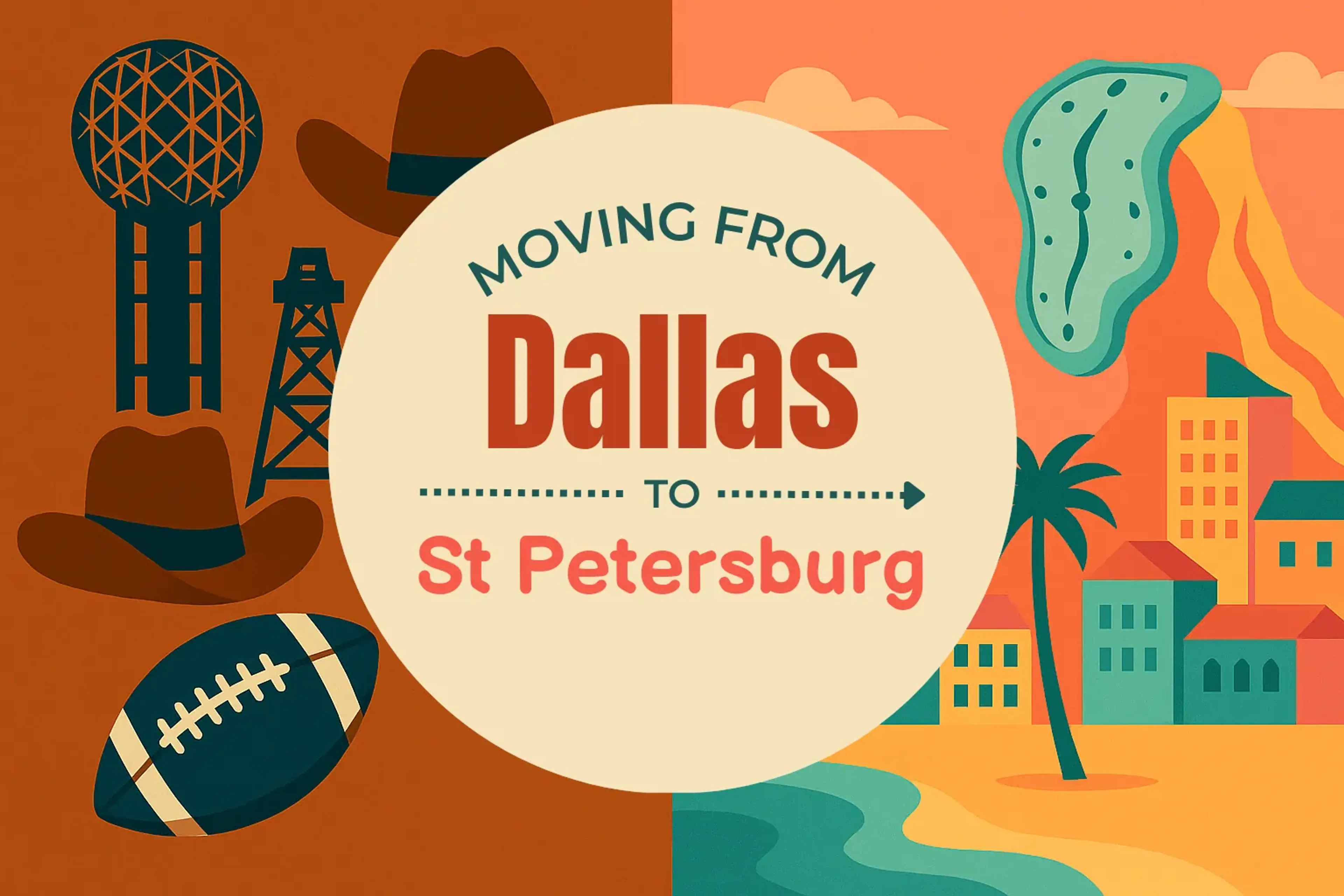 Side-by-side comparison of Dallas to St. Petersburg moving companies