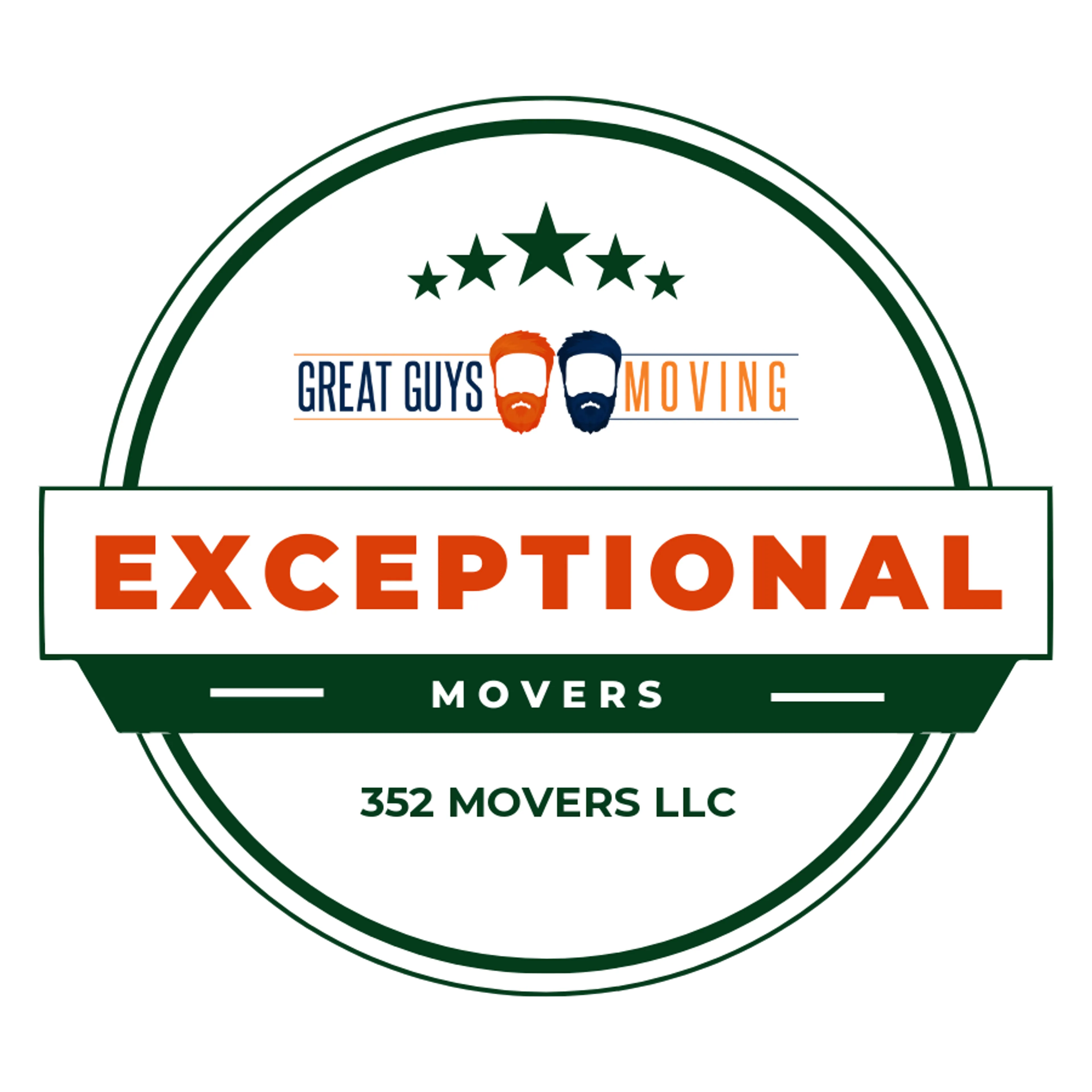352 Movers LLC Rating Image 2025 award