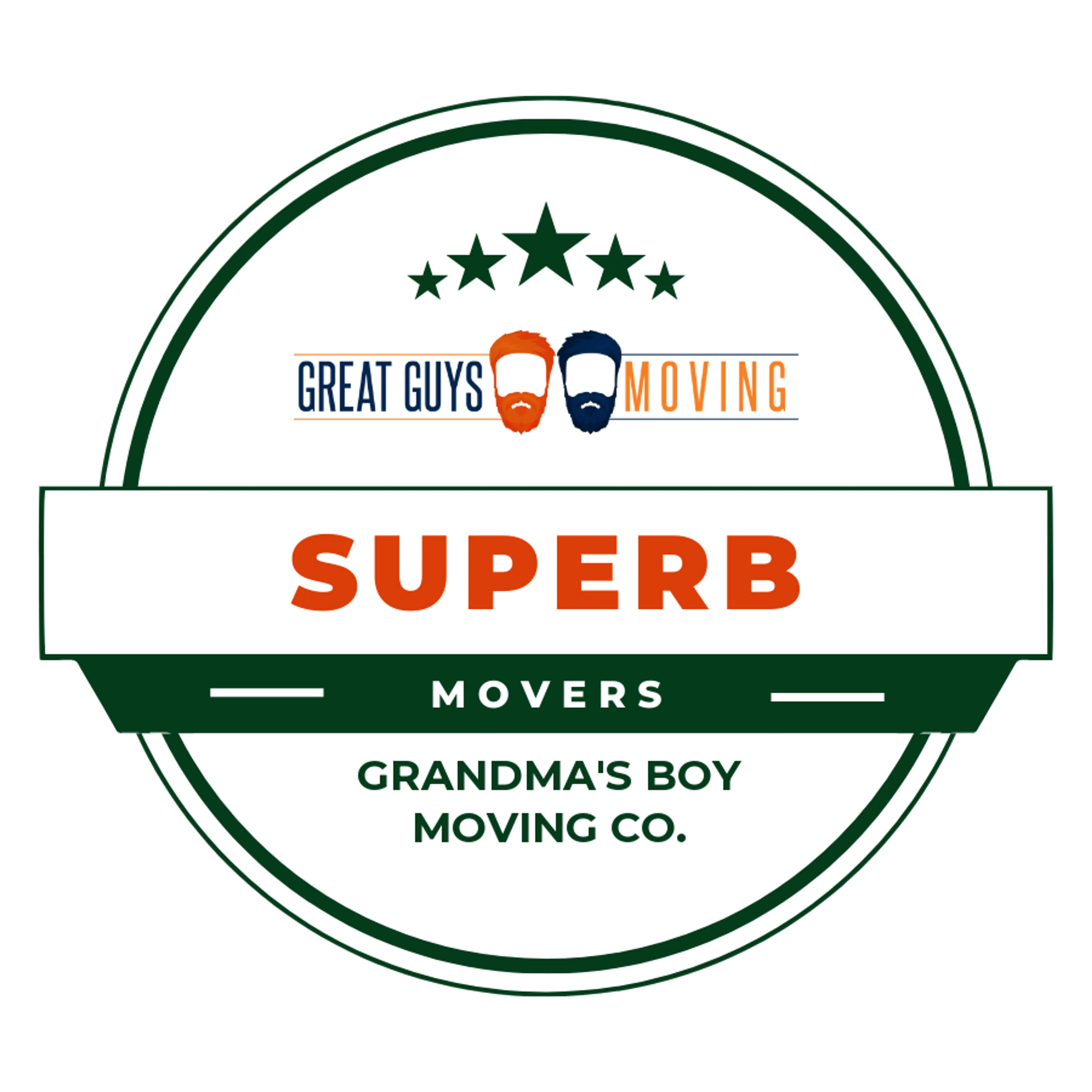 Grandma's boy moving Co. Rating Image 2025 award