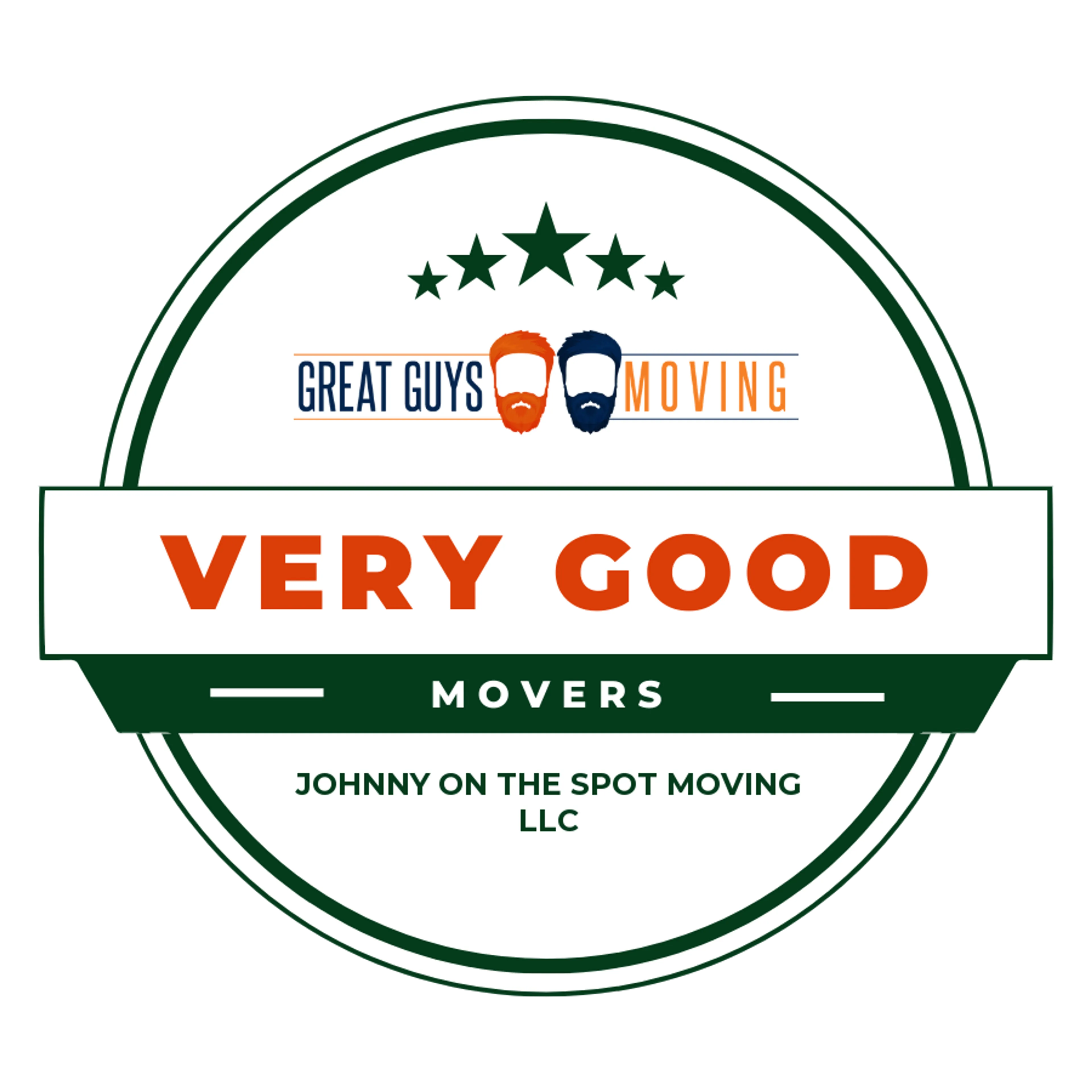 Johnny On The Spot Moving LLC Rating Image 2025 award