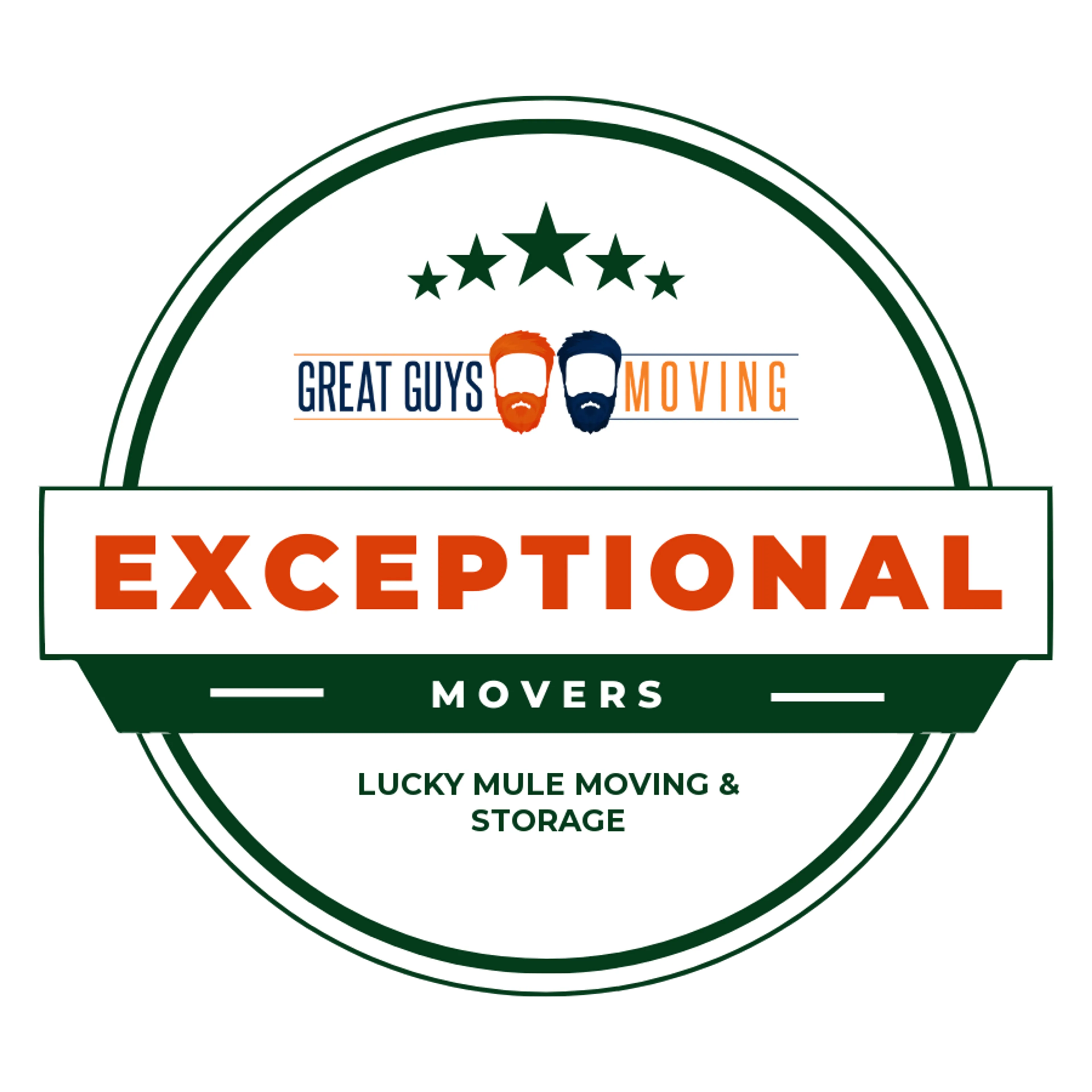 Lucky Mule Moving & Storage Rating Image 2025 award