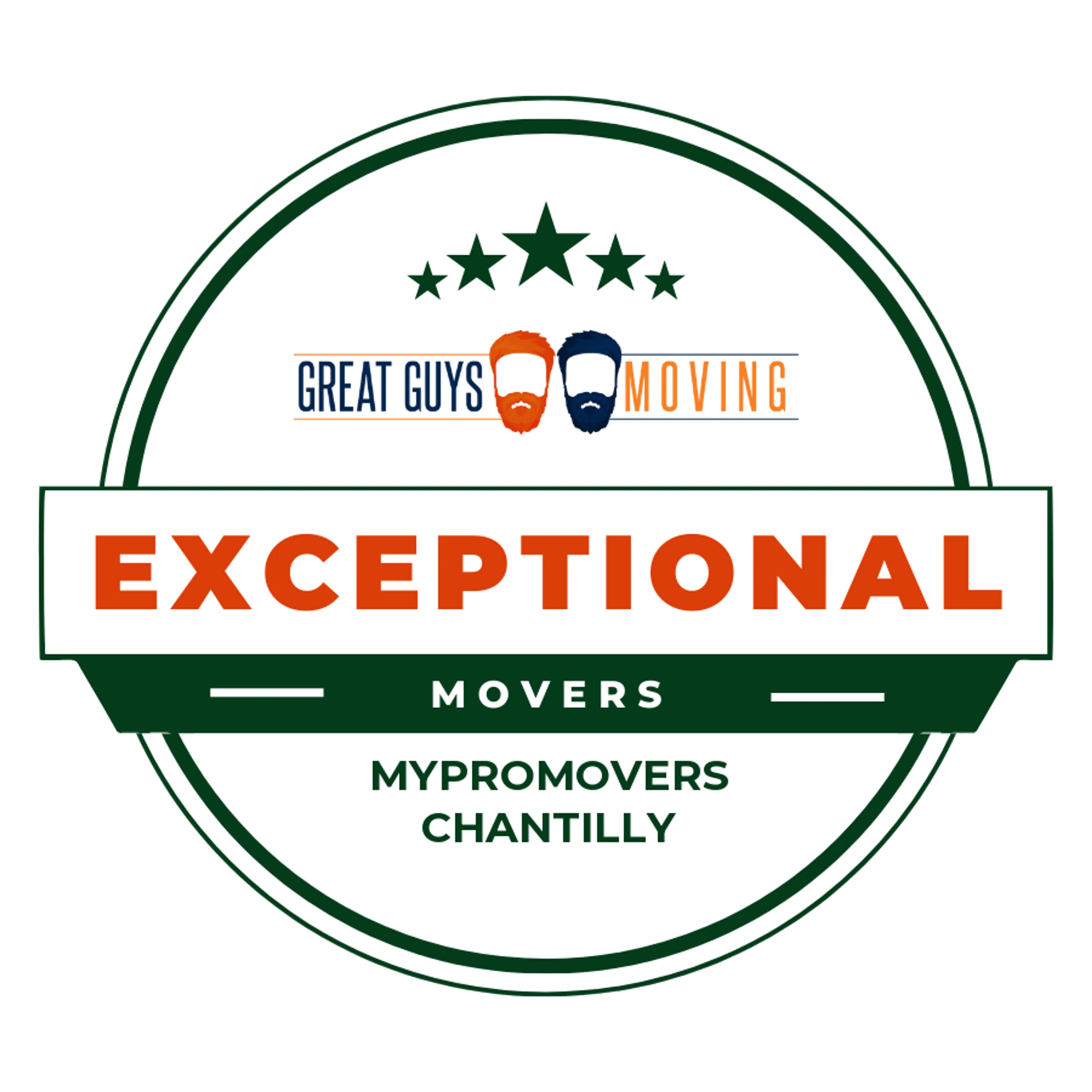 MyProMovers Chantilly Rating Image 2025 award