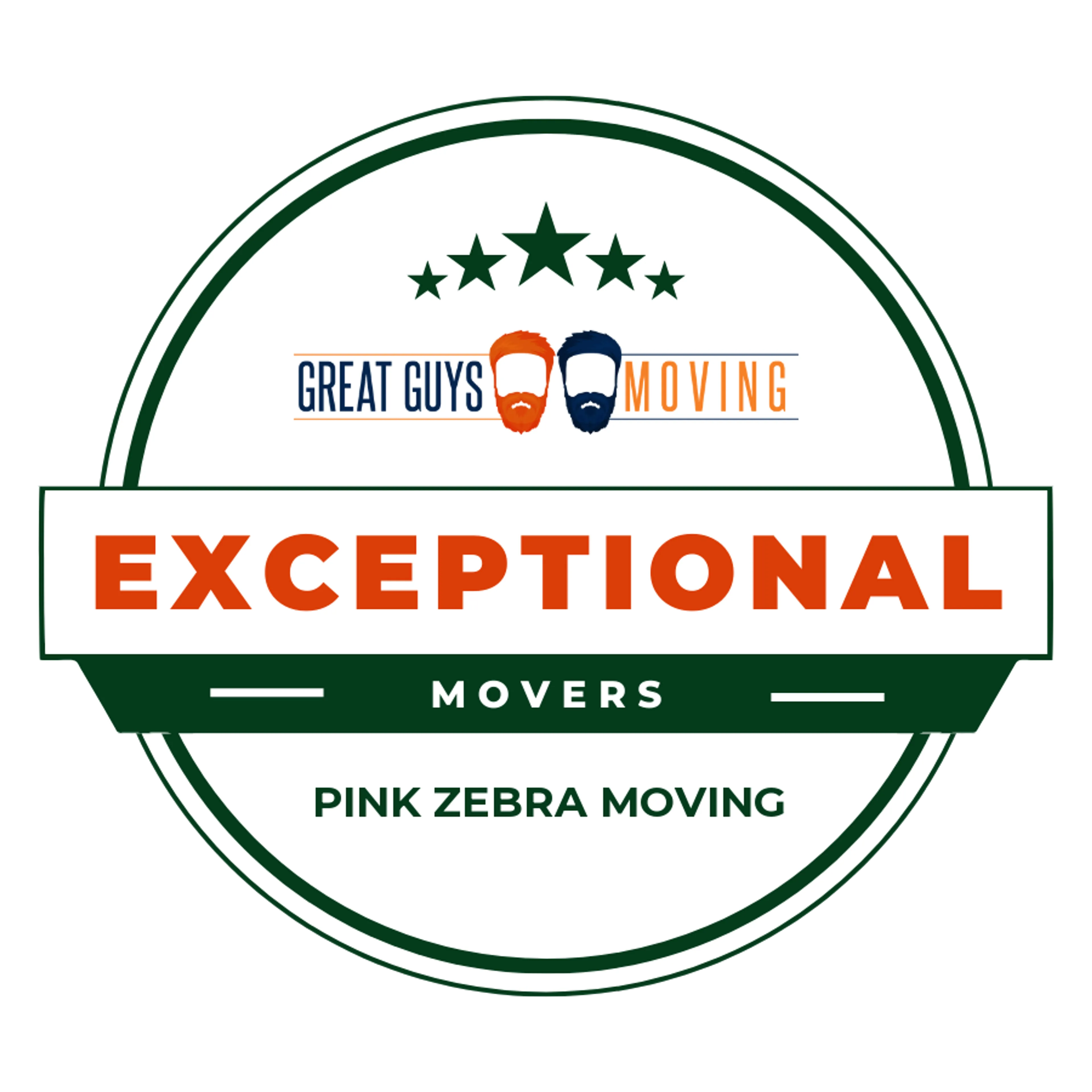 Pink Zebra Moving Rating Image